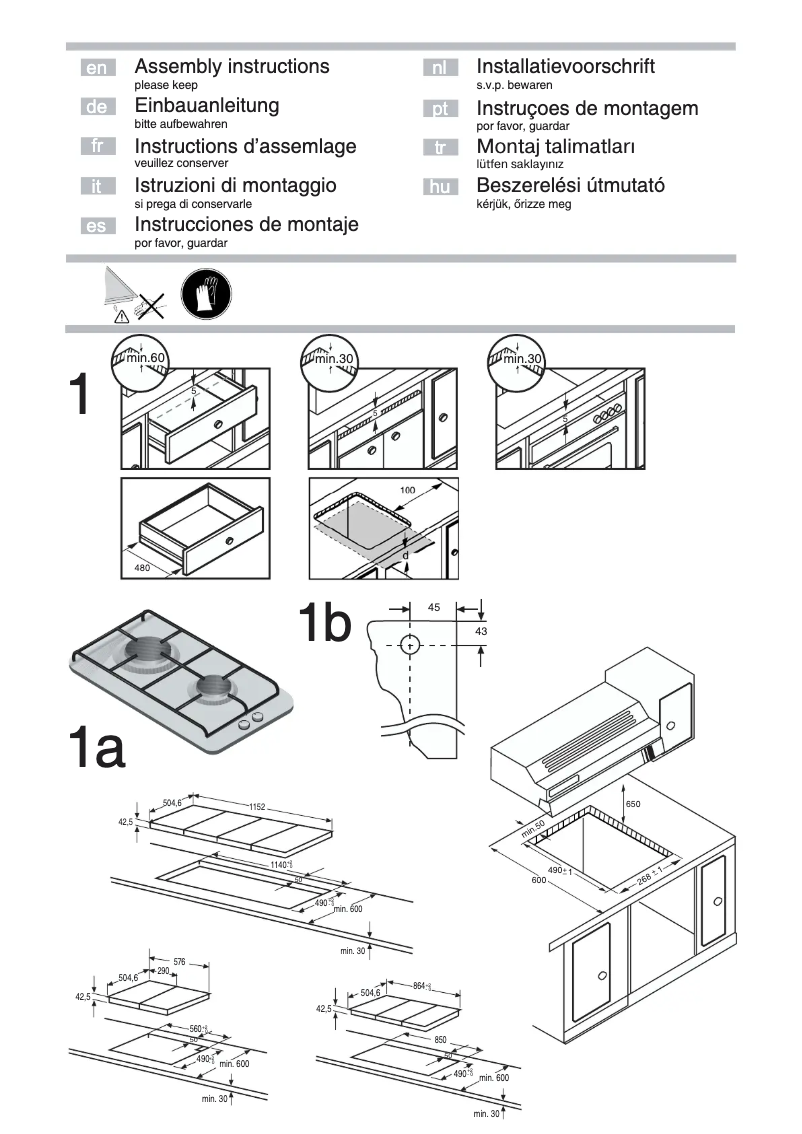 Página 1 del manual Guía de instalación Siemens ET13051EU
