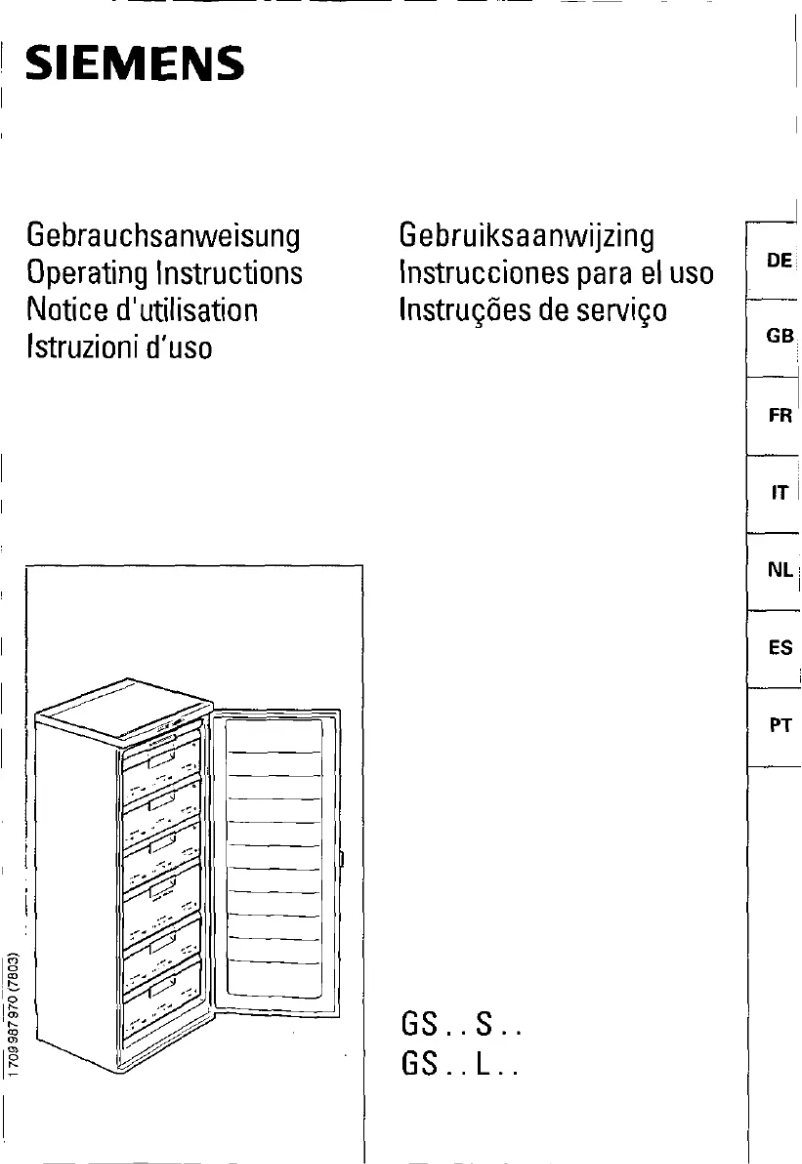 Page n°1 - Manuel utilisateur Siemens GS32S01