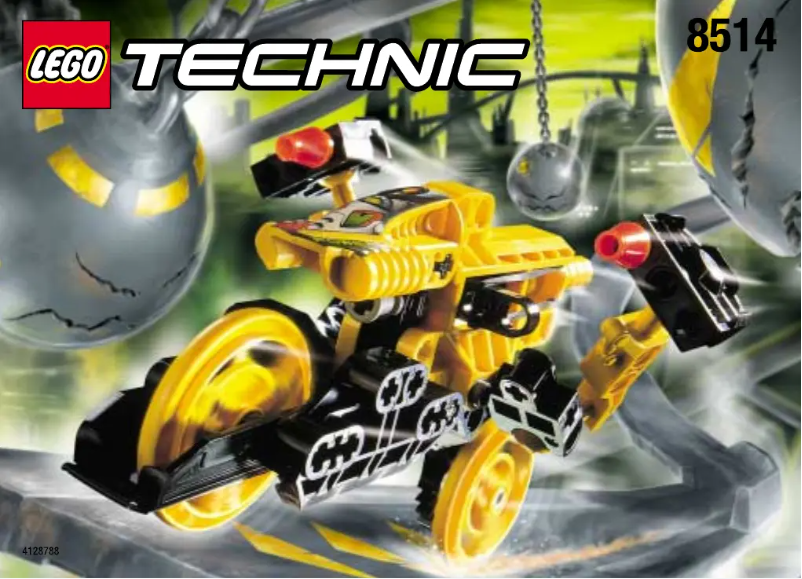 Page 1 de la notice Manuel utilisateur Lego Roboriders 8514