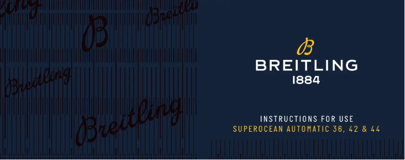 Page 1 de la notice Manuel utilisateur Breitling Superocean Automatic 36