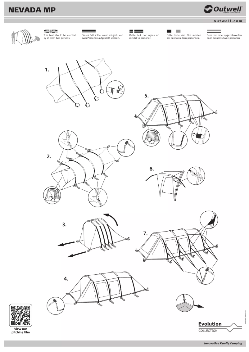 Image de la première page du manuel de l'appareil Evolution Nevada MP