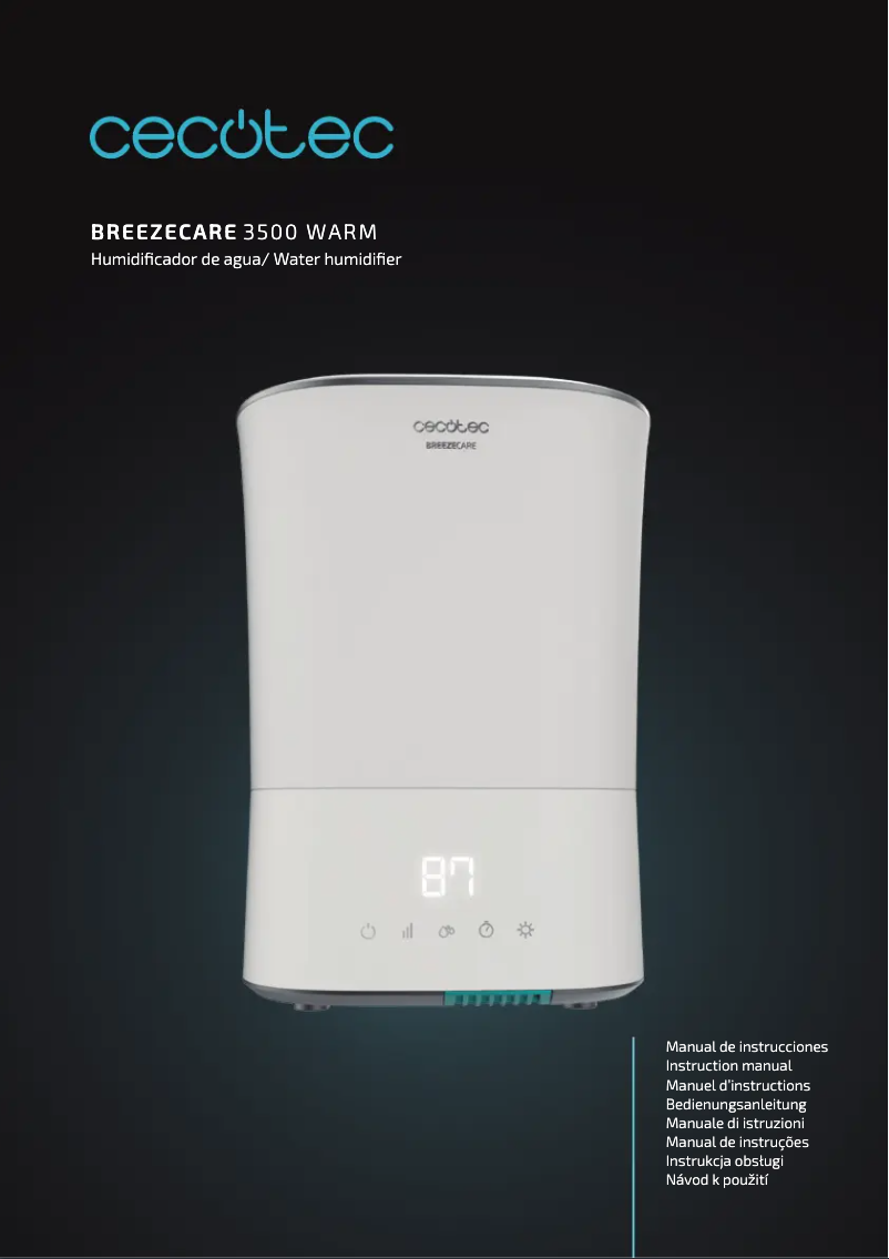 Page n°1 - Manuel utilisateur Cecotec BreezeCare 3500 Warm