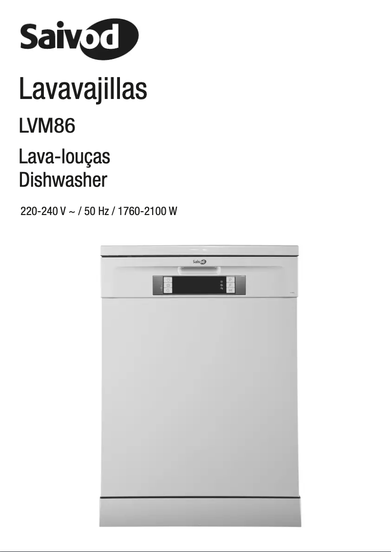 Page n°1 - Manuel utilisateur Saivod LVM 86
