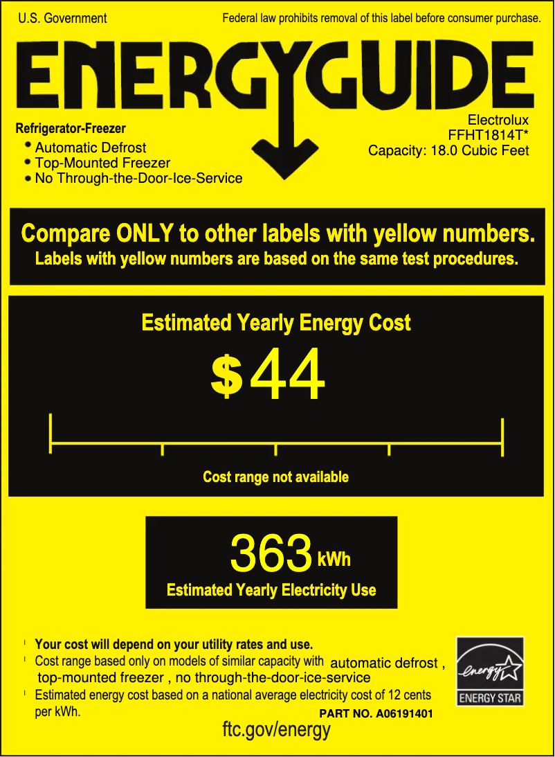 Image de la première page du manuel de l'appareil FFHT1814T