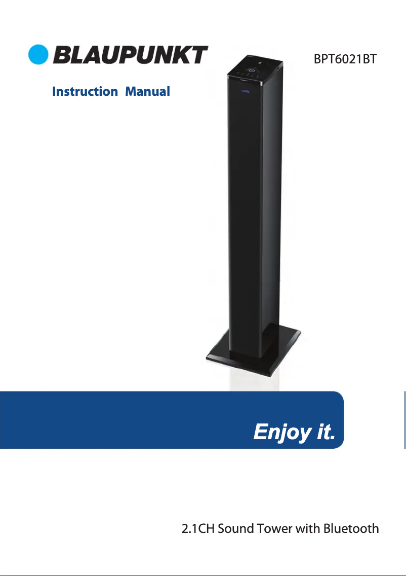 Page n°1 - Manuel utilisateur Blaupunkt BPT6021BT