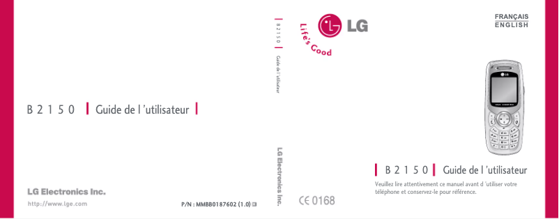 Page n°1 - Manuel utilisateur LG B2150