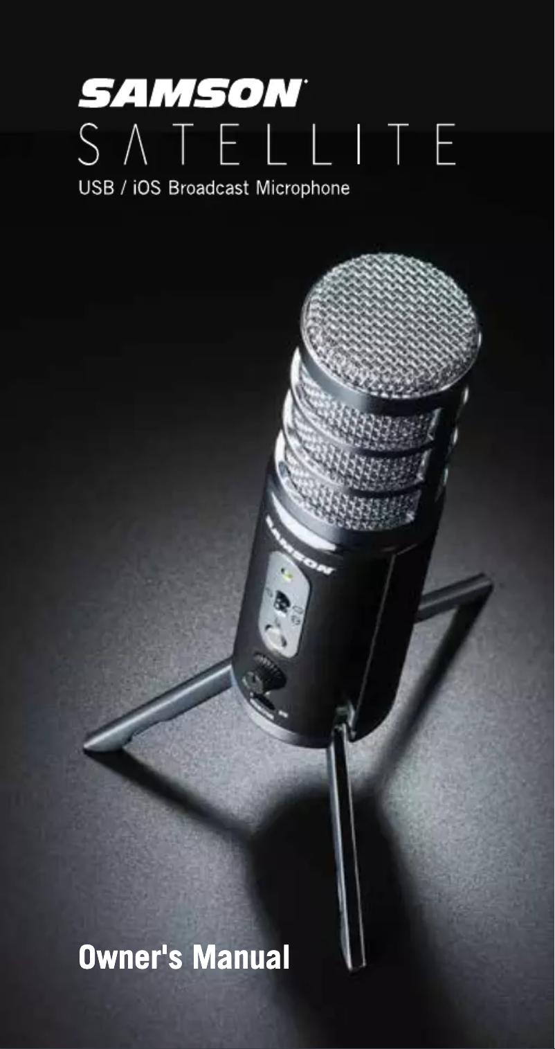 Page 1 de la notice Manuel utilisateur Samson Satellite