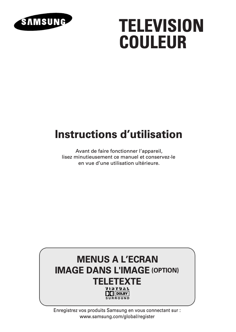 Image de la première page du manuel de l'appareil WS-32M226T