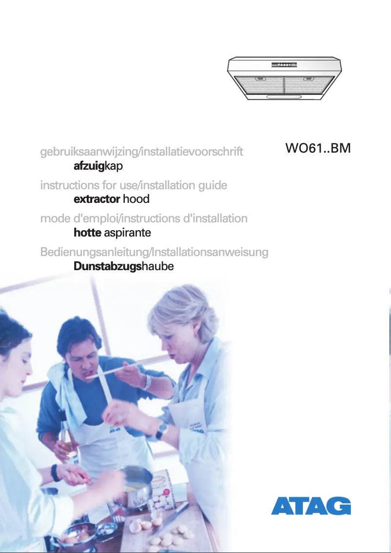 Page n°1 - Manuel utilisateur Atag WO6155BM