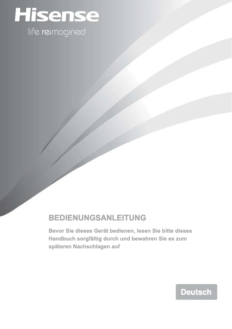 Page 1 de la notice Manuel utilisateur Hisense RS677N4BIE