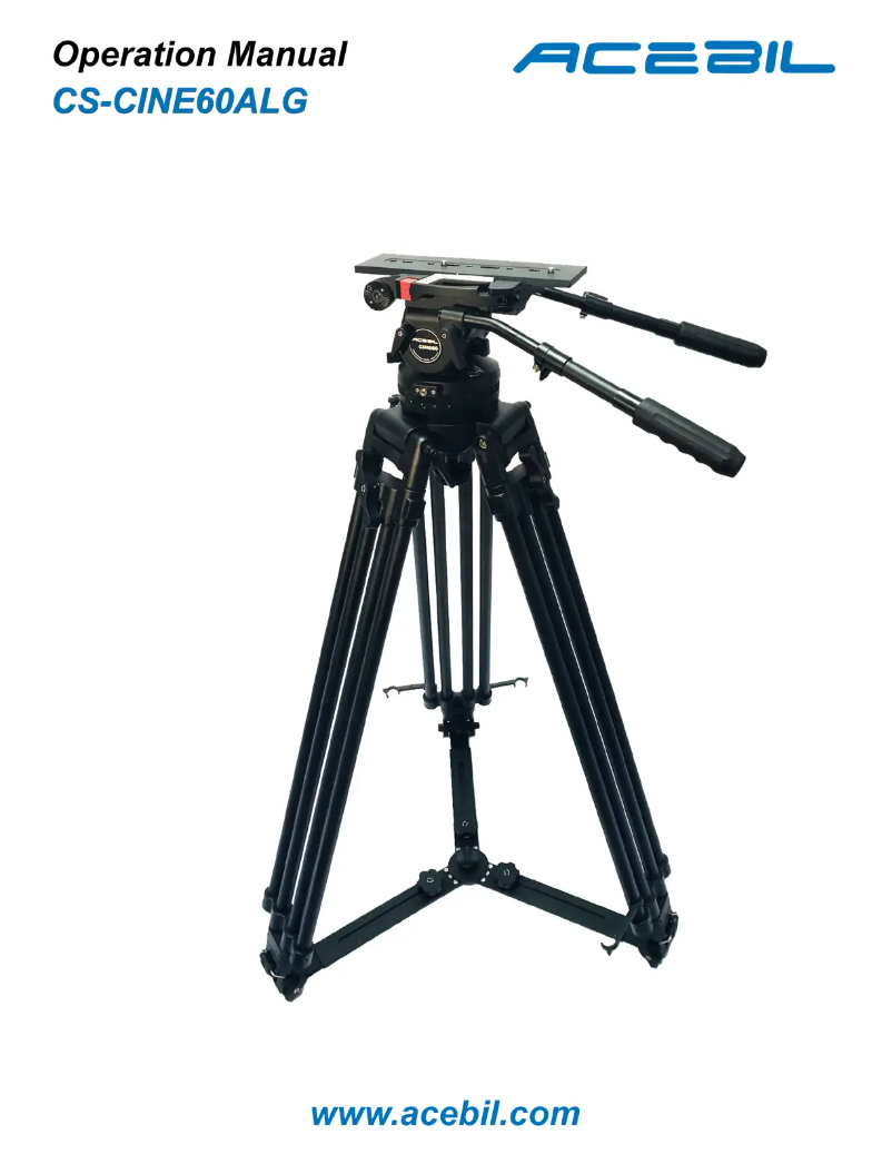 Page n°1 - Manuel utilisateur Acebil CS-CINE60ALG