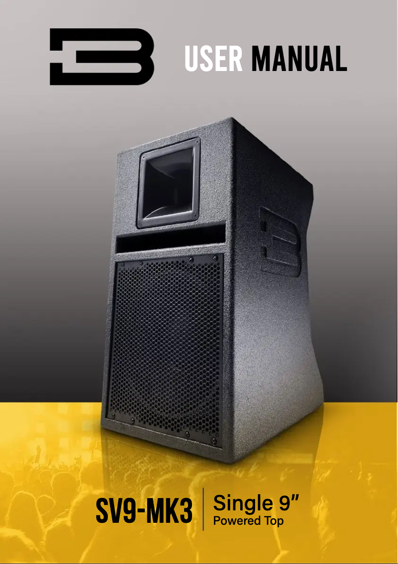 Image de la première page du manuel de l'appareil SV9-MK3