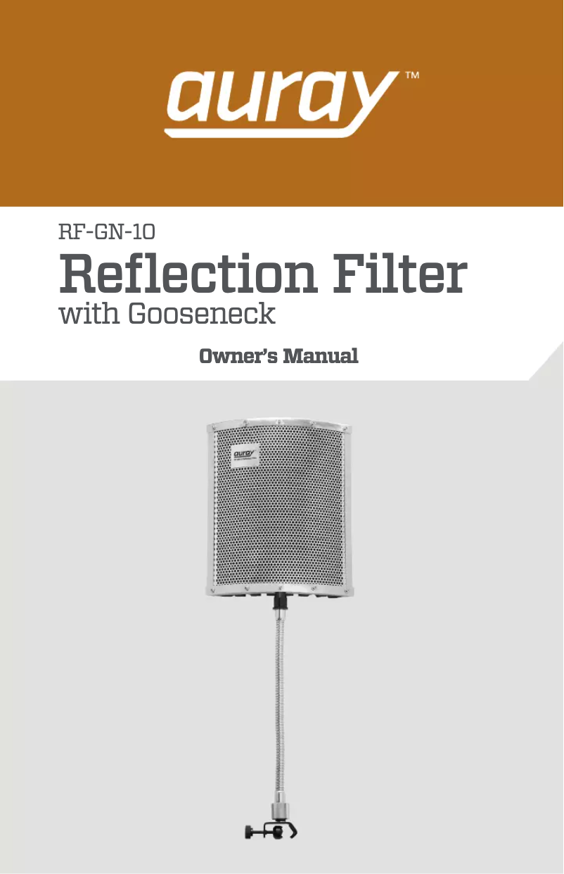 Image de la première page du manuel de l'appareil RF-GN-10