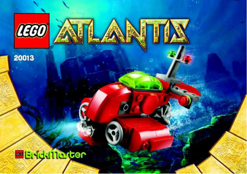 Page 1 de la notice Manuel utilisateur Lego 2010 BM Atlantis JAN