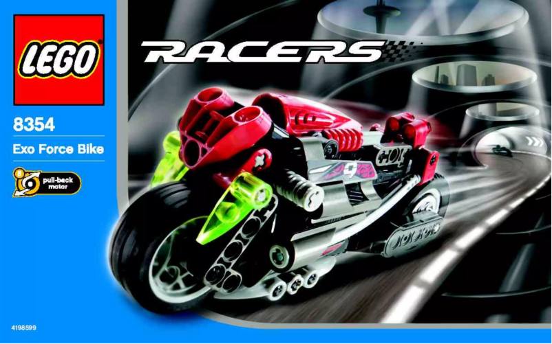 Page n°1 - Manuel utilisateur Lego Racers 8354