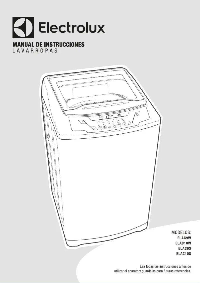 Page 1 de la notice Manuel utilisateur Electrolux ELAC10S