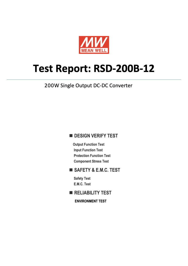Image de la première page du manuel de l'appareil RSD-200B-12