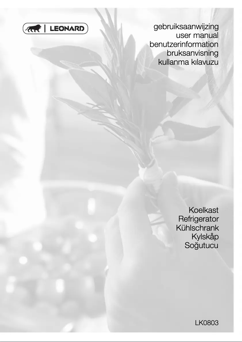 Page n°1 - Manuel utilisateur Leonard LK0803