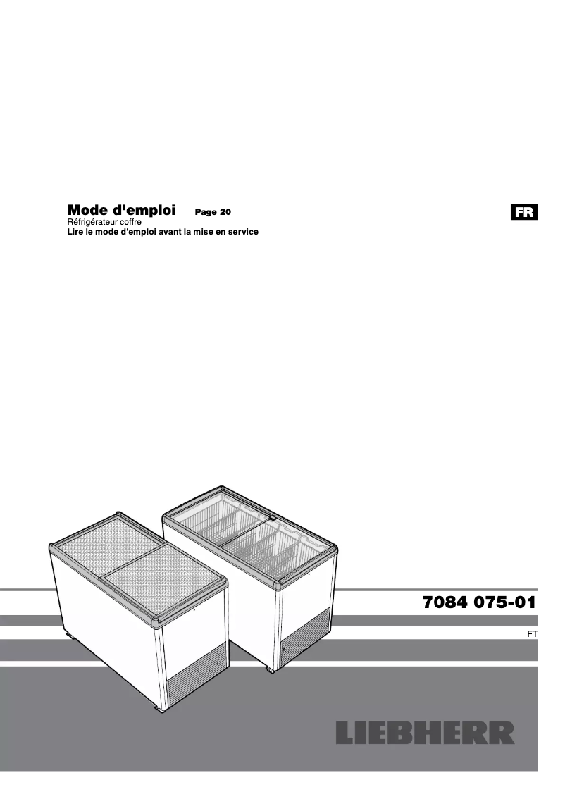 Image de la première page du manuel de l'appareil FT 3300-20