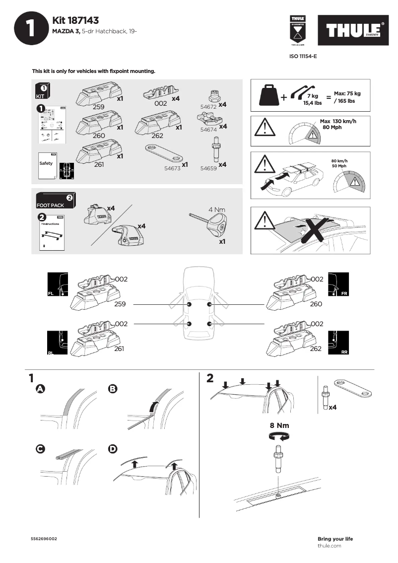 Image de la première page du manuel de l'appareil Kit 187143