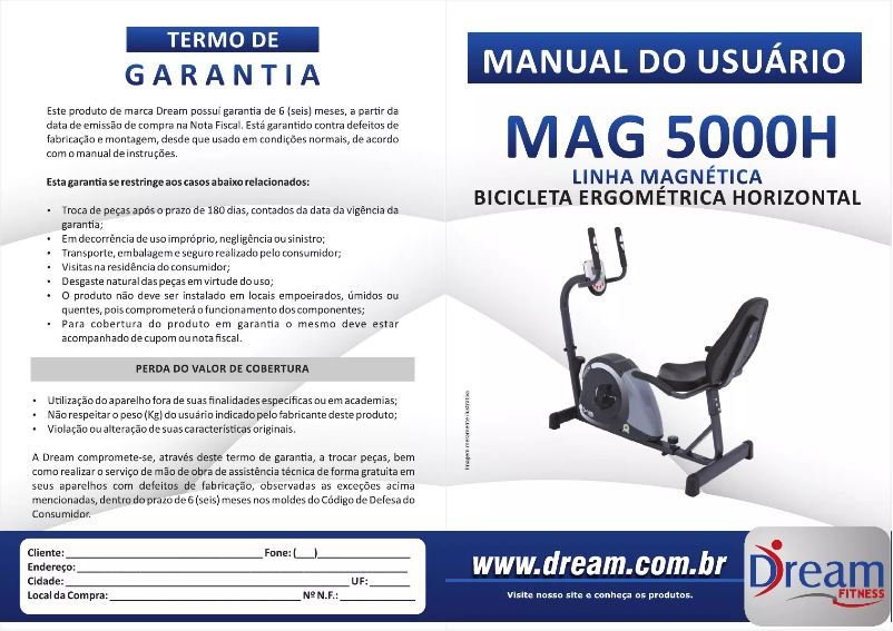 Page n°1 - Manuel utilisateur Dream MAG 5000 H