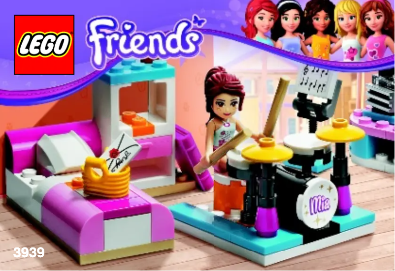 Page n°1 - Manuel utilisateur Lego Mia's Bedroom