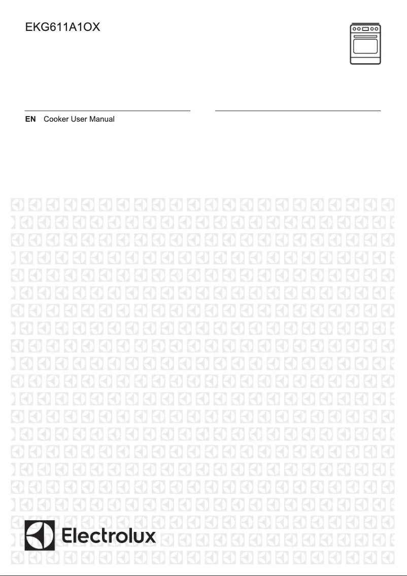 Page 1 de la notice Manuel utilisateur Electrolux EKG611A1OX