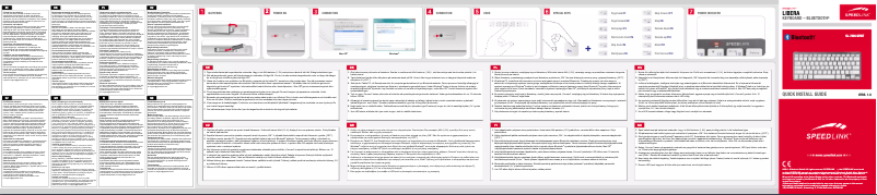 Page n°1 - Manuel utilisateur Speed-Link Libera SL-7436