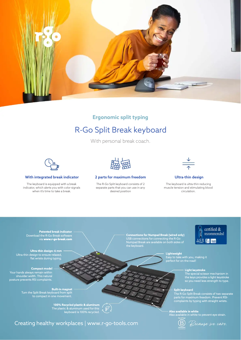 Page 1 de la notice Fiche technique R-Go Tools Split Break v.2