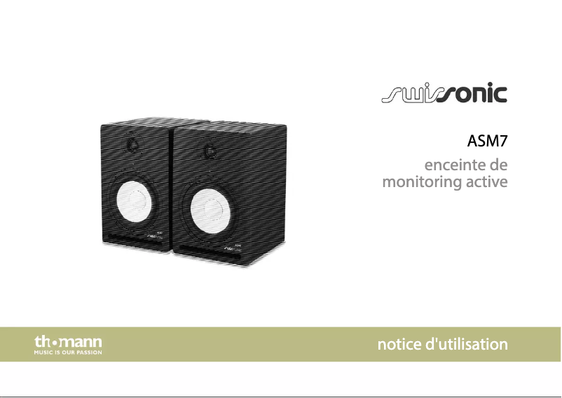 Page 1 de la notice Manuel utilisateur Swissonic ASM7
