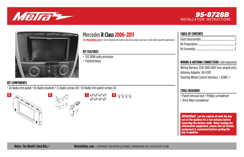 Image de la première page du manuel de l'appareil 95-8728B