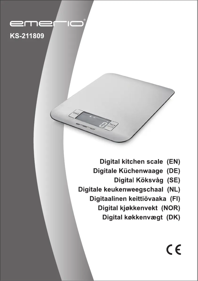 Image de la première page du manuel de l'appareil KS-211809