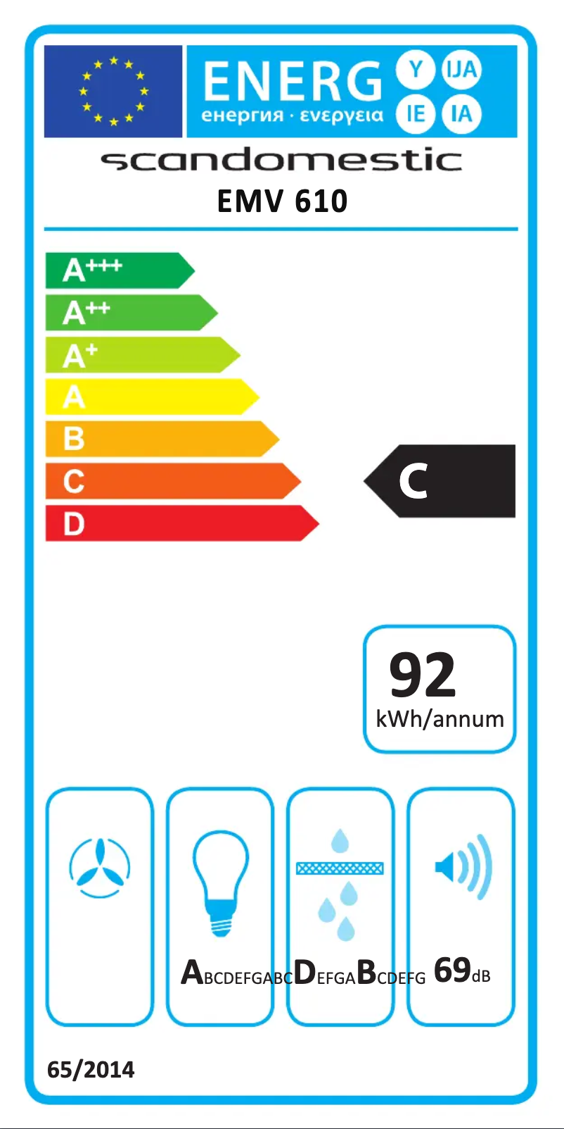 Image de la première page du manuel de l'appareil EMV 610