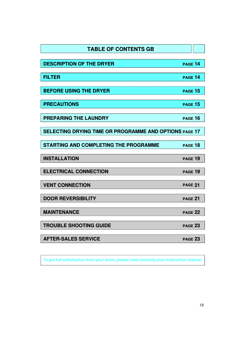 Image de la première page du manuel de l'appareil TRA 5340