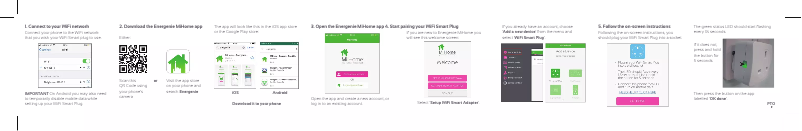 Page 1 de la notice Manuel utilisateur EnerGenie MIHO109