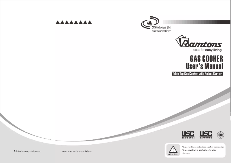 Page 1 de la notice Manuel utilisateur Ramtons RG/518