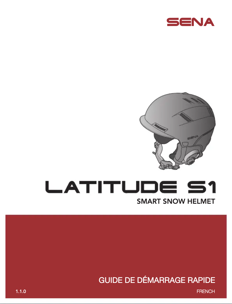 Image de la première page du manuel de l'appareil Latitude S1