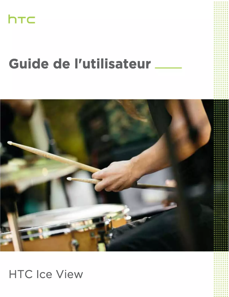 Page 1 de la notice Manuel utilisateur HTC Ice View