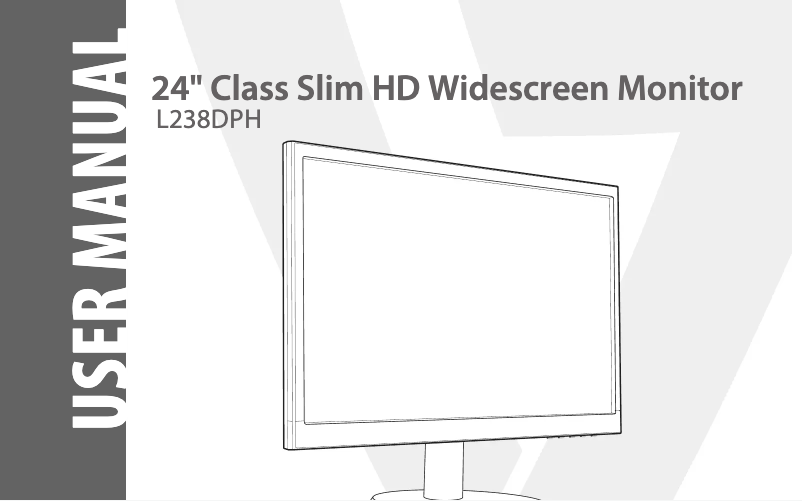 Imagen de la primera página del manual del dispositivo L238DPH-2ES