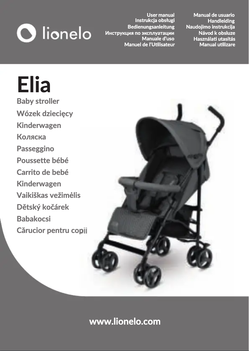Page n°1 - Manuel utilisateur Lionelo Elia