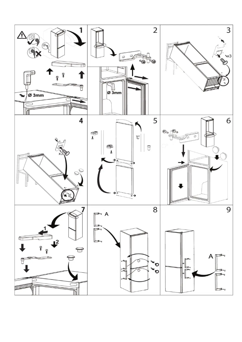 Página 1 del manual Instrucciones de seguridad Indesit INFC9 TI22X
