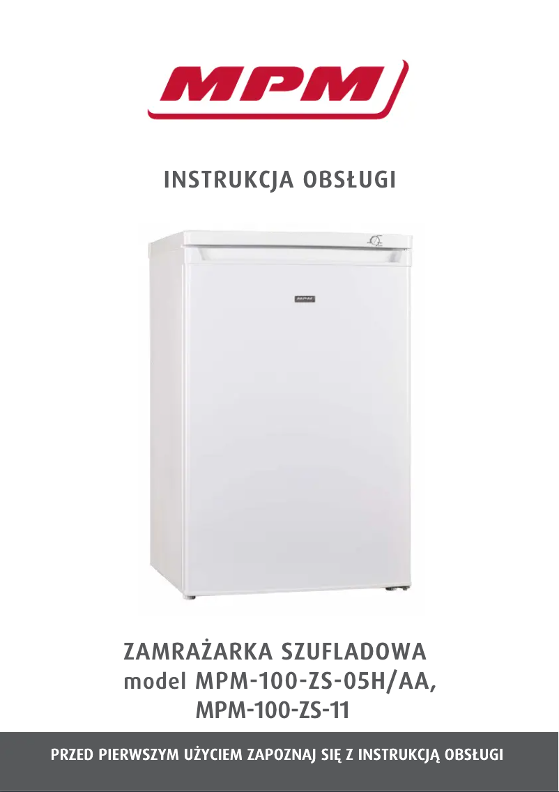 Page n°1 - Manuel utilisateur MPM MPM-100-ZS-11