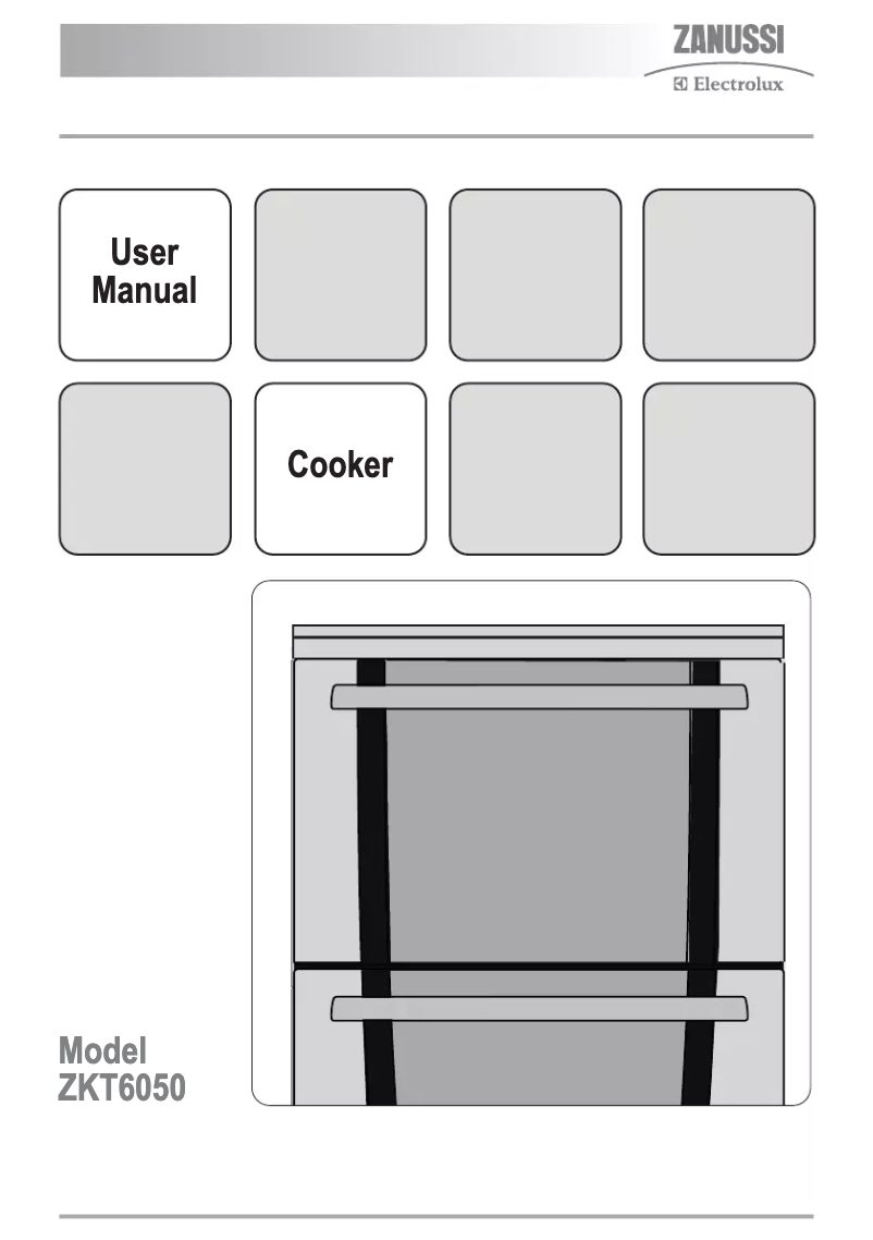 Página 1 del manual Manual de usuario Zanussi-Electrolux ZKT6050W