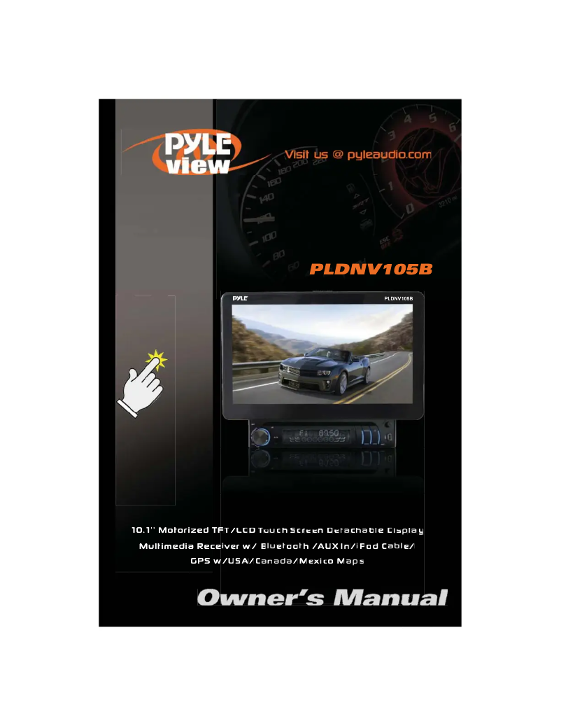 Page n°1 - Manuel utilisateur Pyle PLDNV105B