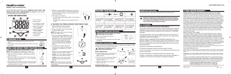 Page 1 de la notice Manuel utilisateur Jarden HDM076DQ-60