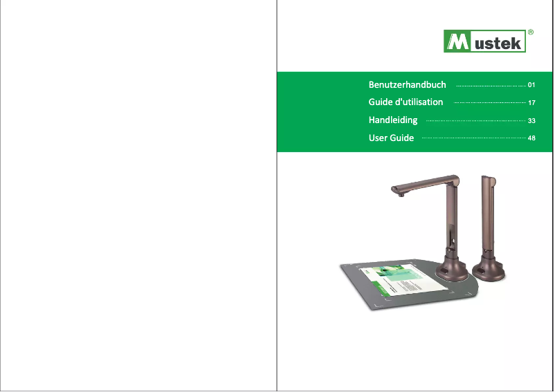 Page 1 de la notice Manuel utilisateur Mustek MCS-510