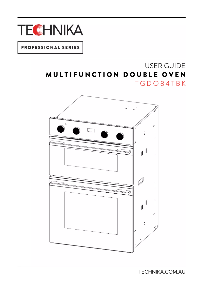 Página 1 del manual Manual de usuario Technika TGDO84TBK