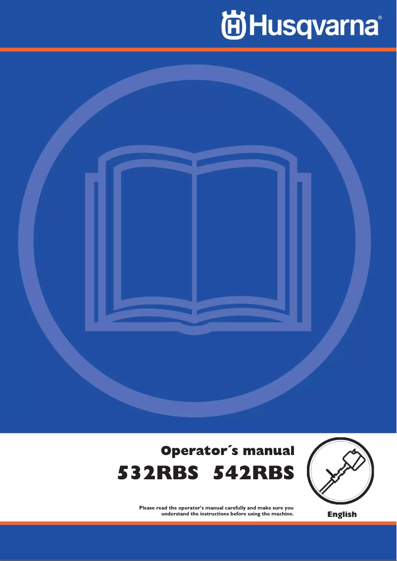 Page n°1 - Manuel utilisateur Husqvarna 532RBS