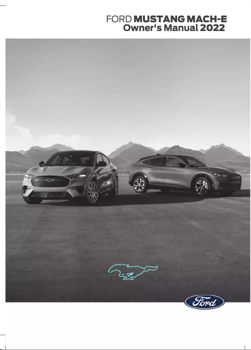Page 1 de la notice Manuel utilisateur Ford Mustang Mach-E (2022)