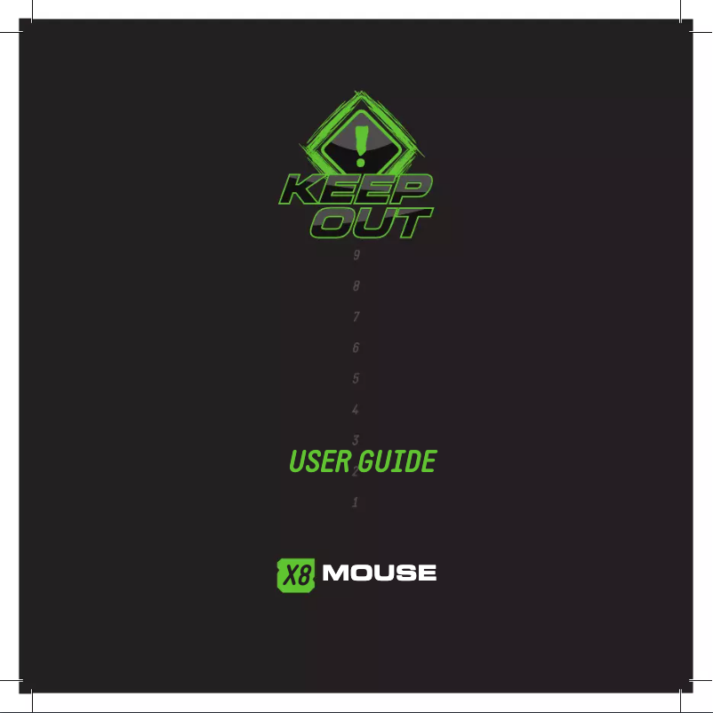 Imagen de la primera página del manual del dispositivo X8